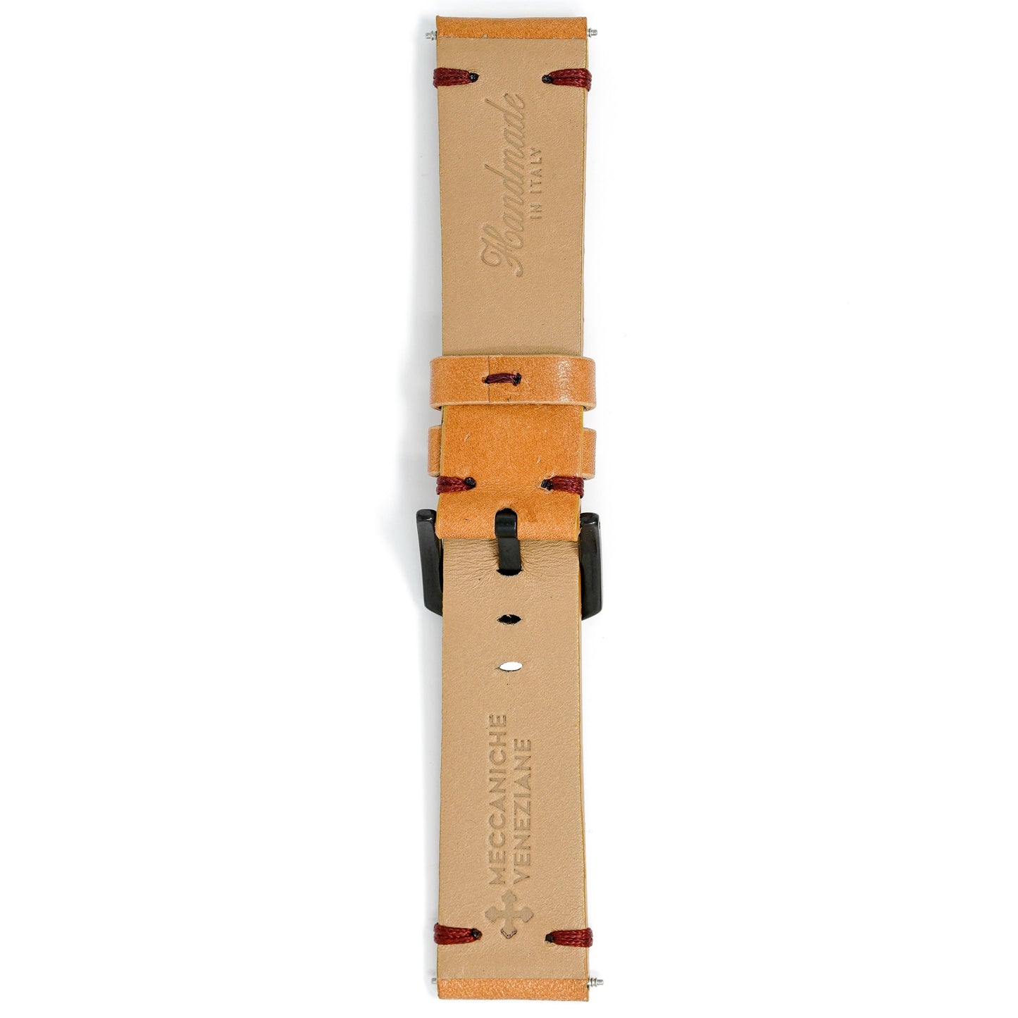 Meccaniche Veneziane Watch Nereide Tan Black Leather Strap