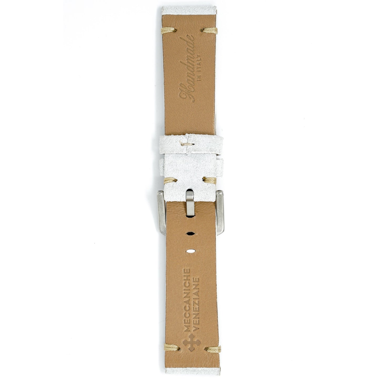 Meccaniche Veneziane Watch Nereide White Gold Leather Strap