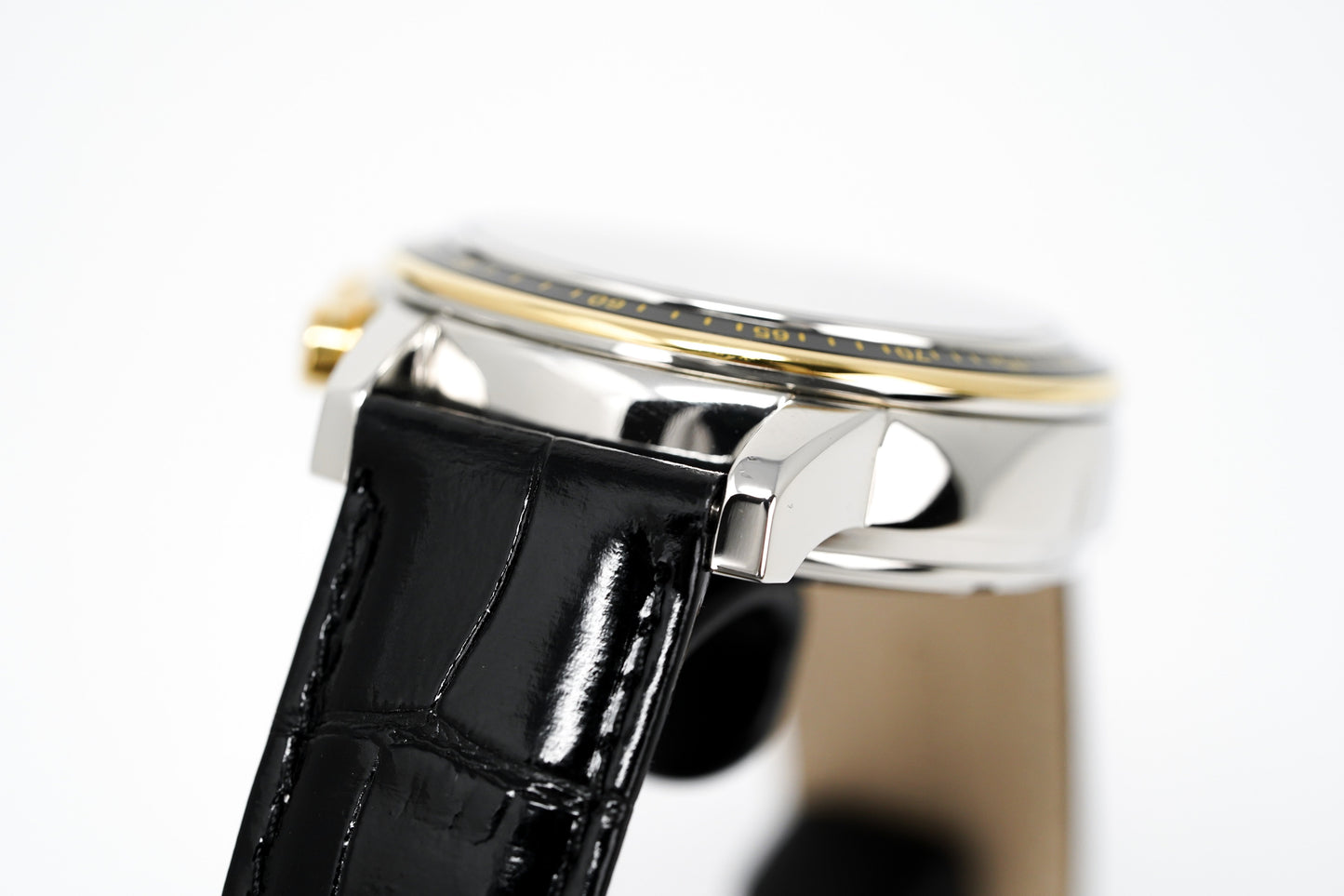 Paul Picot Men's Watch Chronosport Chronograph Black 18K Gold P7005322.332