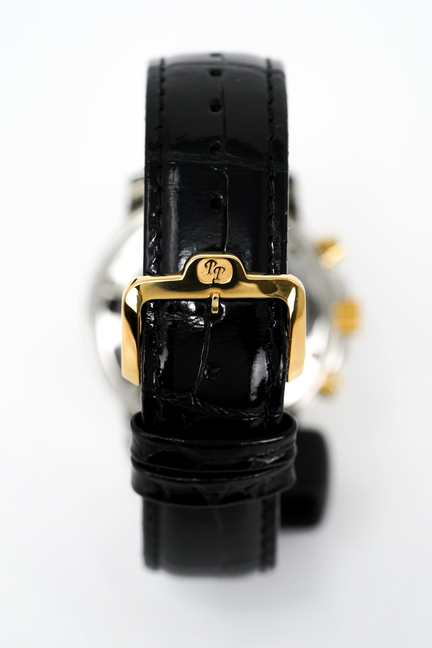 Paul Picot Men's Watch Chronosport Chronograph Black 18K Gold P7005322.332-A