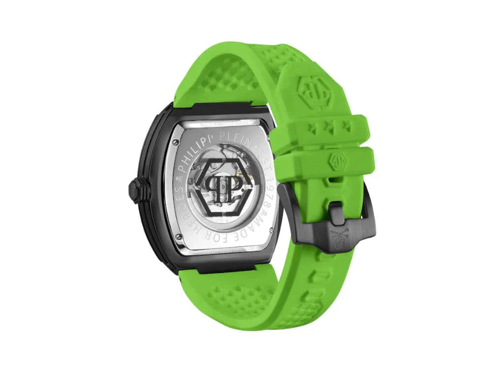 Philipp Plein Watch Automatic The Skeleton Sport Master Green PWBAA1022