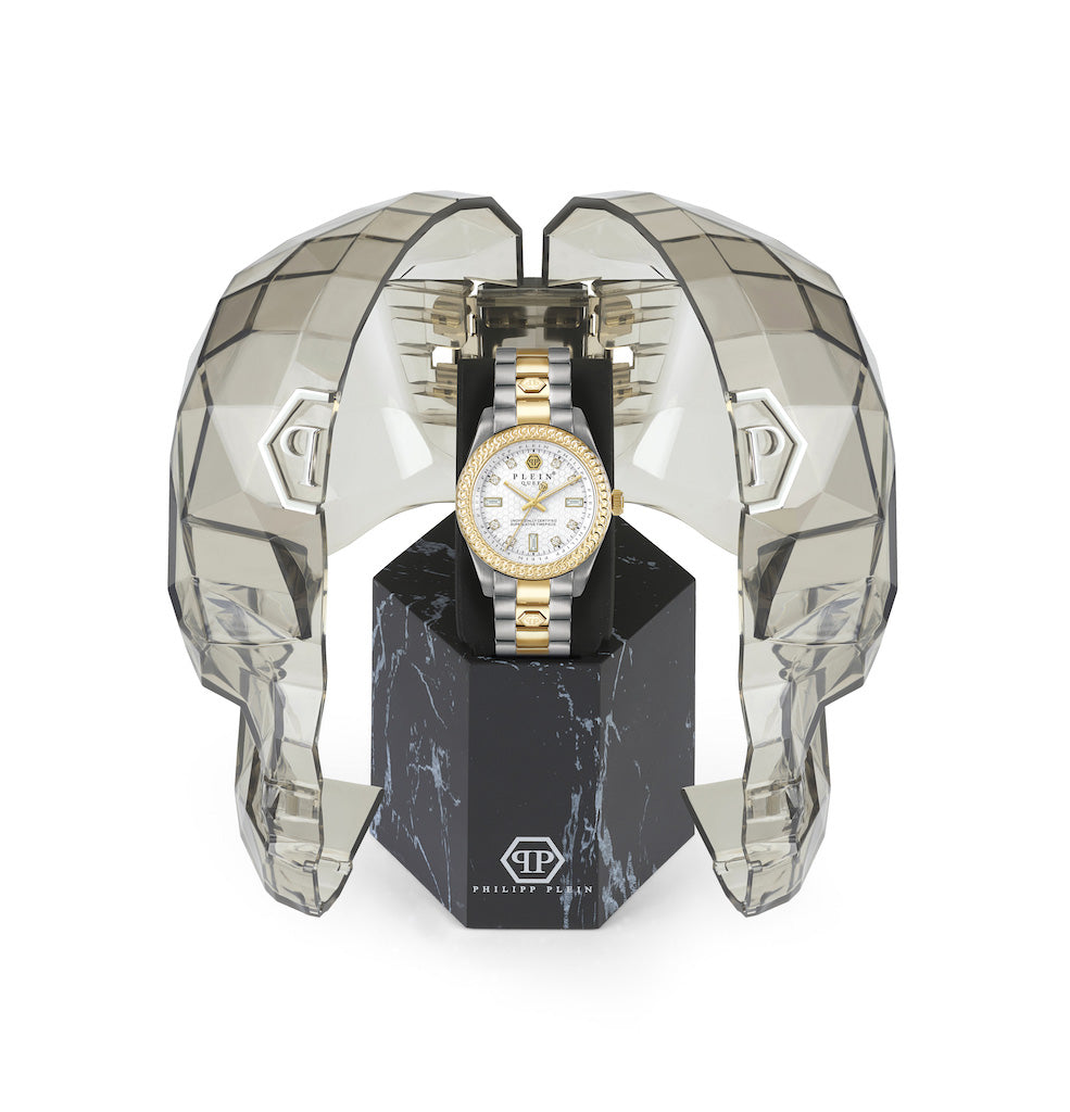 Philipp Plein Rock Couture Ladies  Silver Watch PWDAA0521