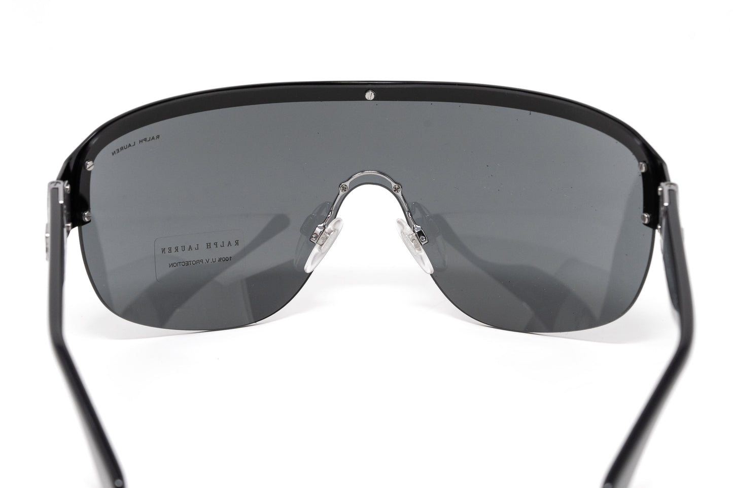 Ralph Lauren Women's Sunglasses Shield Black RL7070 900387