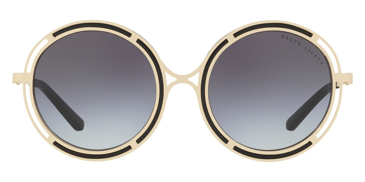 Ralph Lauren Women's Sunglasses Oversized Round Gold/Grey RL7060 93498G
