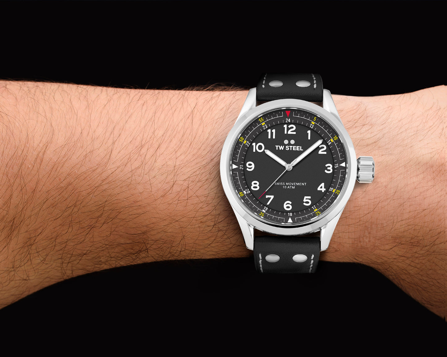 TW Steel Watch Swiss Volante Black SVS103
