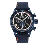 TW Steel Watch Swiss Volante Chronograph WRC Blue PVD Special Edition SVS312