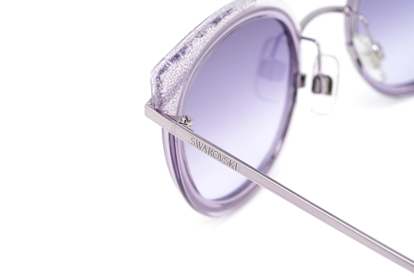 Swarovski Women's Sunglasses Round Cat Eye Violet SK0169-81Z