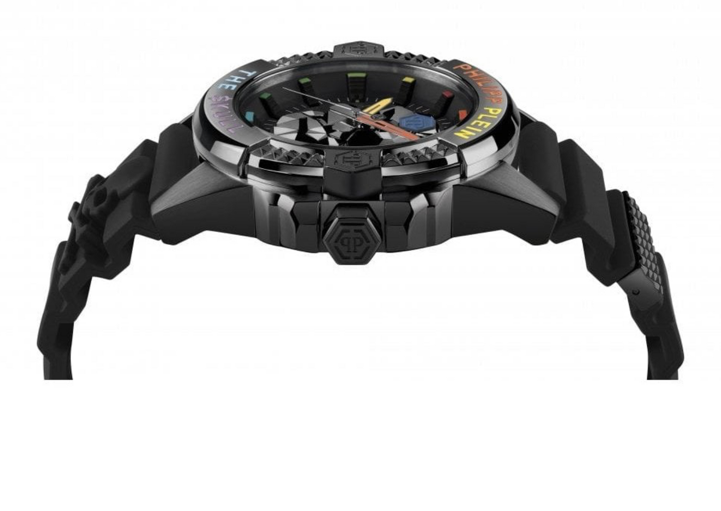 Philipp Plein Mens Watch The Skull Black Rainbow PWAAA0621