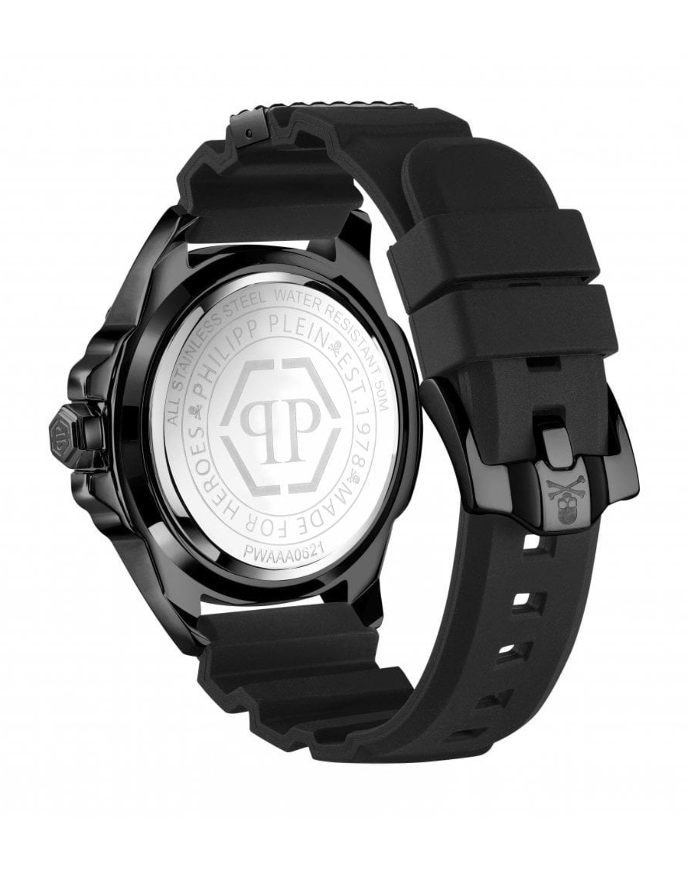 Philipp Plein Mens Watch The Skull Black Rainbow PWAAA0621