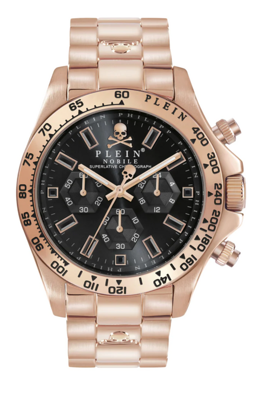 Philipp Plein Mens Watch Nobile Chronograph Rose Gold PWCAA0921