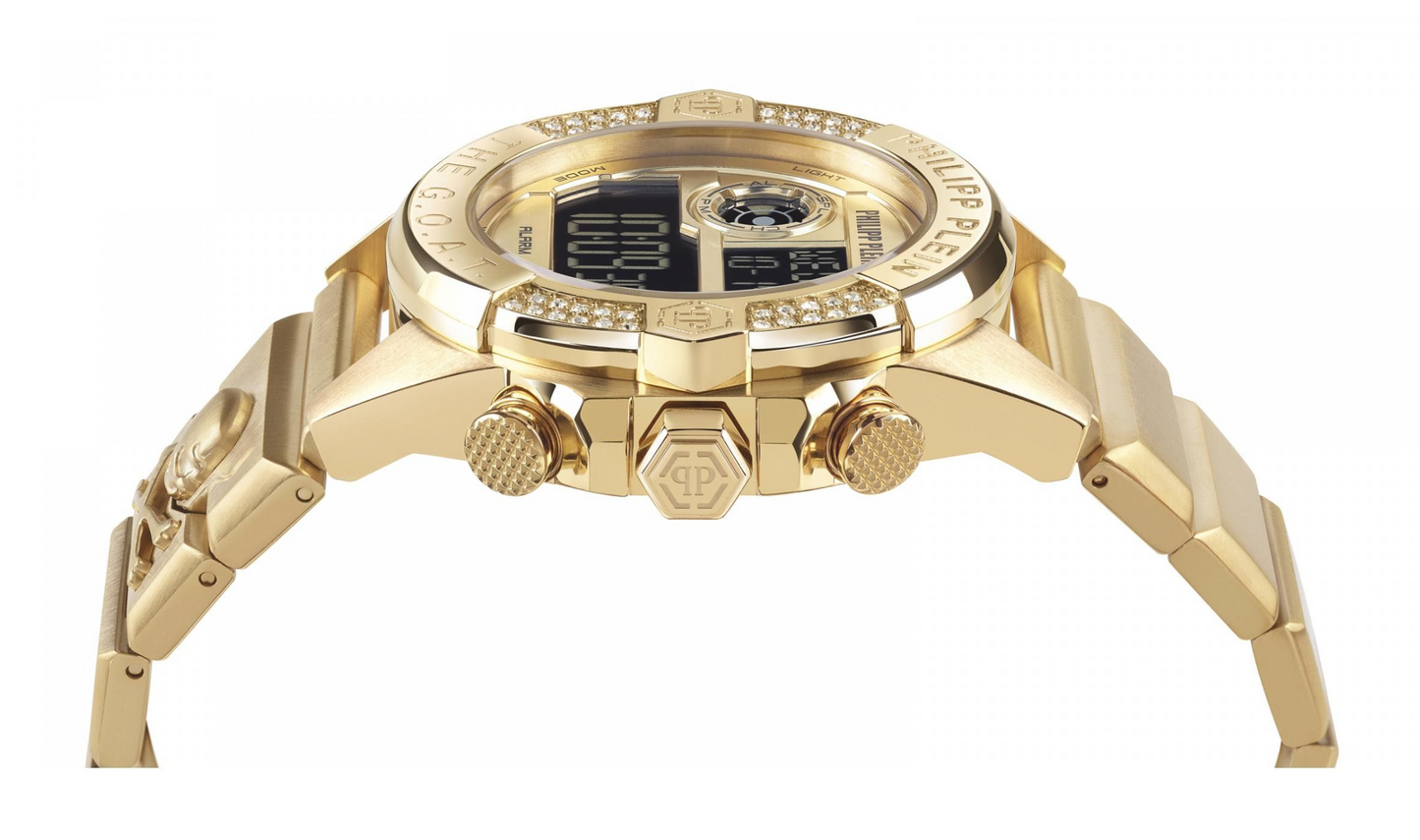 Philipp Plein Digital Watch The G.O.A.T. Gold PWFAA0621