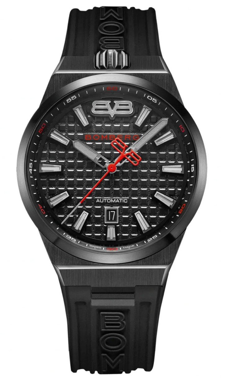 Bomberg Men's Watch BOLT-68 Neo Automatic Doha Metropolis Black PVD BF43APBA.09-2.12