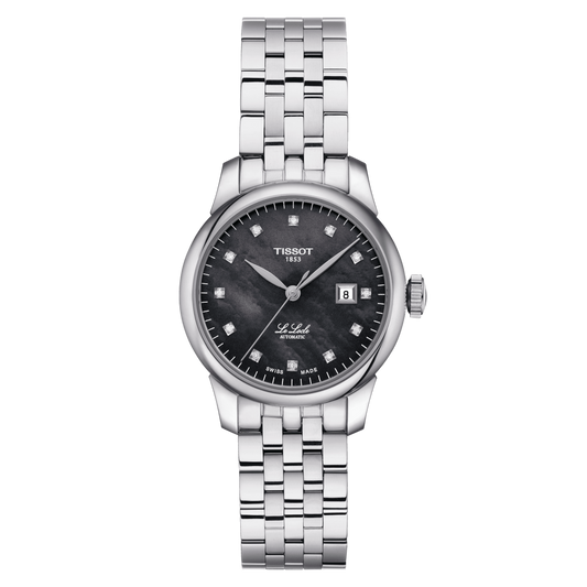 Tissot Ladies Watch Automatic Le Locle 29mm Black Diamond T0062071112600