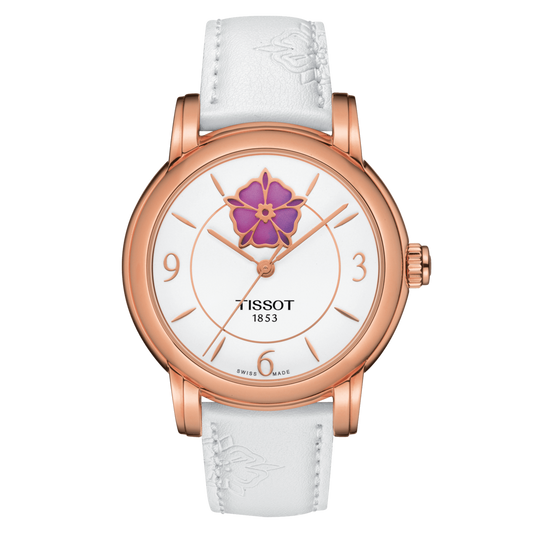 Tissot Ladies Automatic Watch Heart Flower 35mm Powermatic 80 T0502073701705