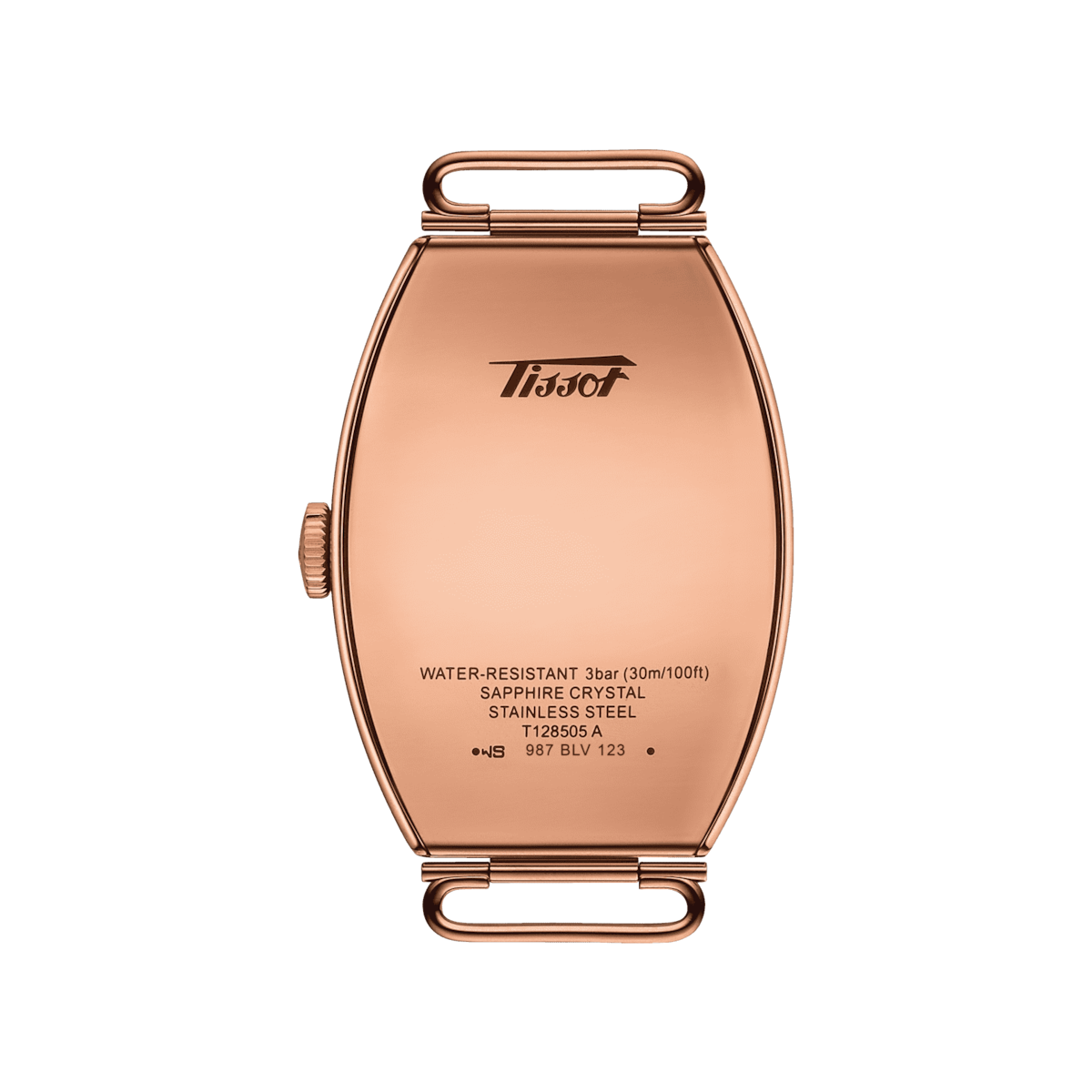 Tissot Ladies Watch Heritage Porto Hand Wind White Brown T1285053601200