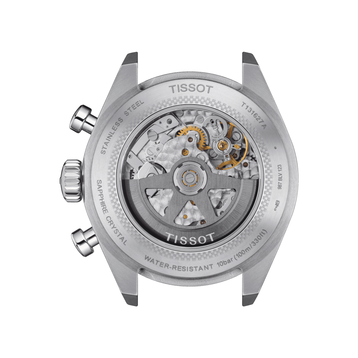 Tissot Men's Watch PRS 516 Automatic Chronograph 45mm Black Steel T1316271604200