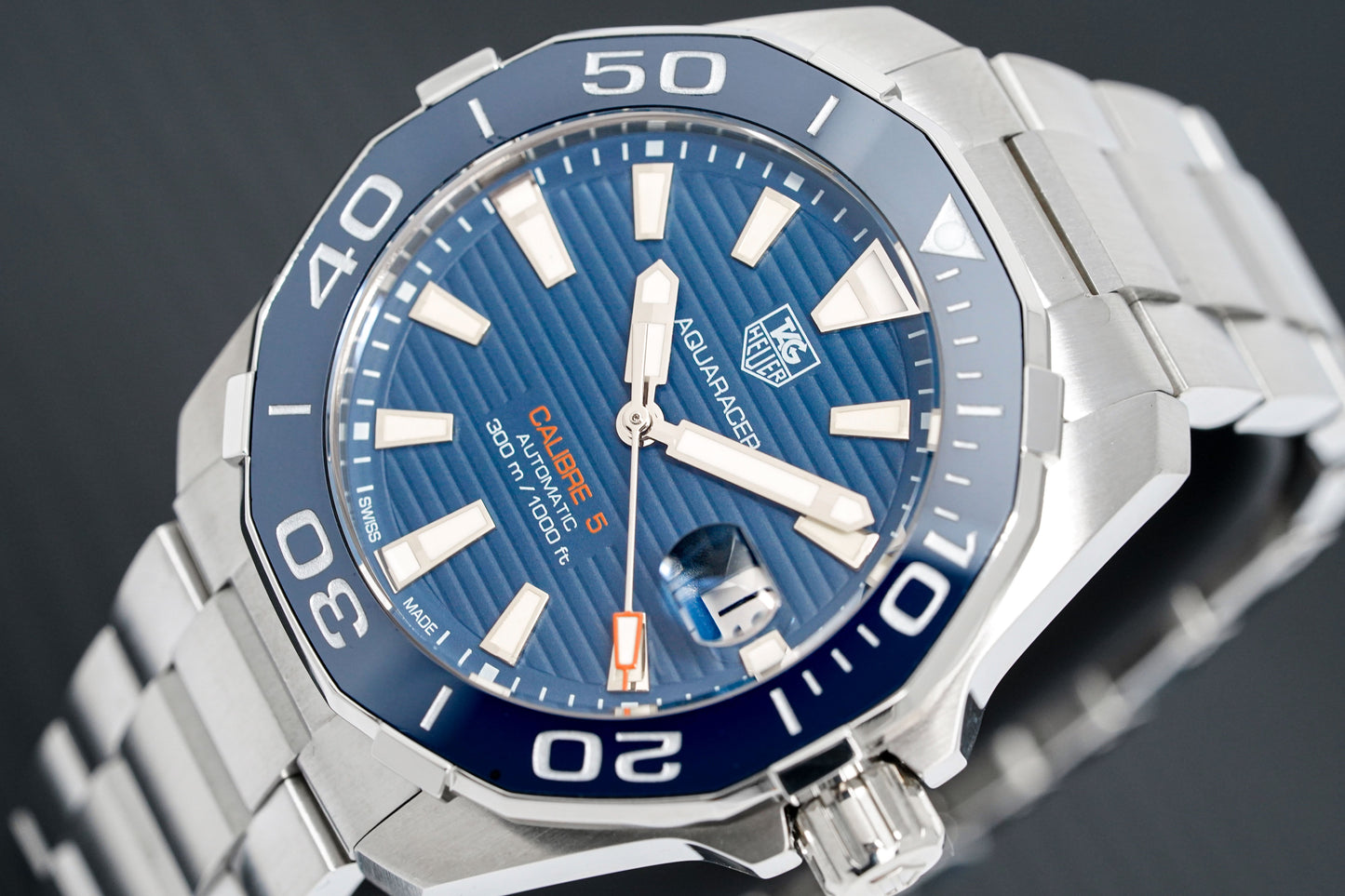 TAG HEUER Watch AQUARACER Blue 41mm WAY211C.BA0928