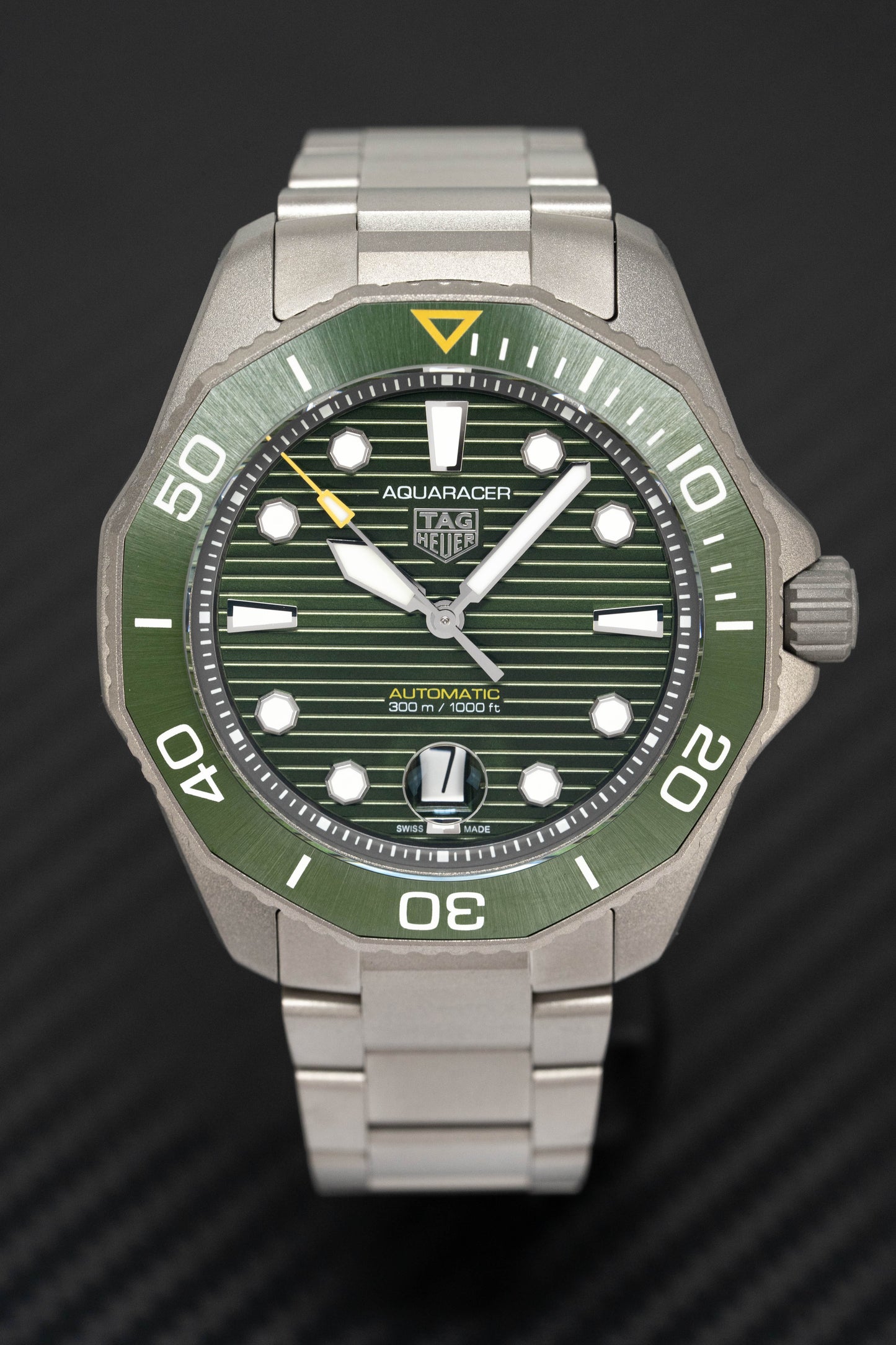 Tag Heuer Watch Automatic Aquaracer Professional Titanium 300 Green WBP208B.BF0631