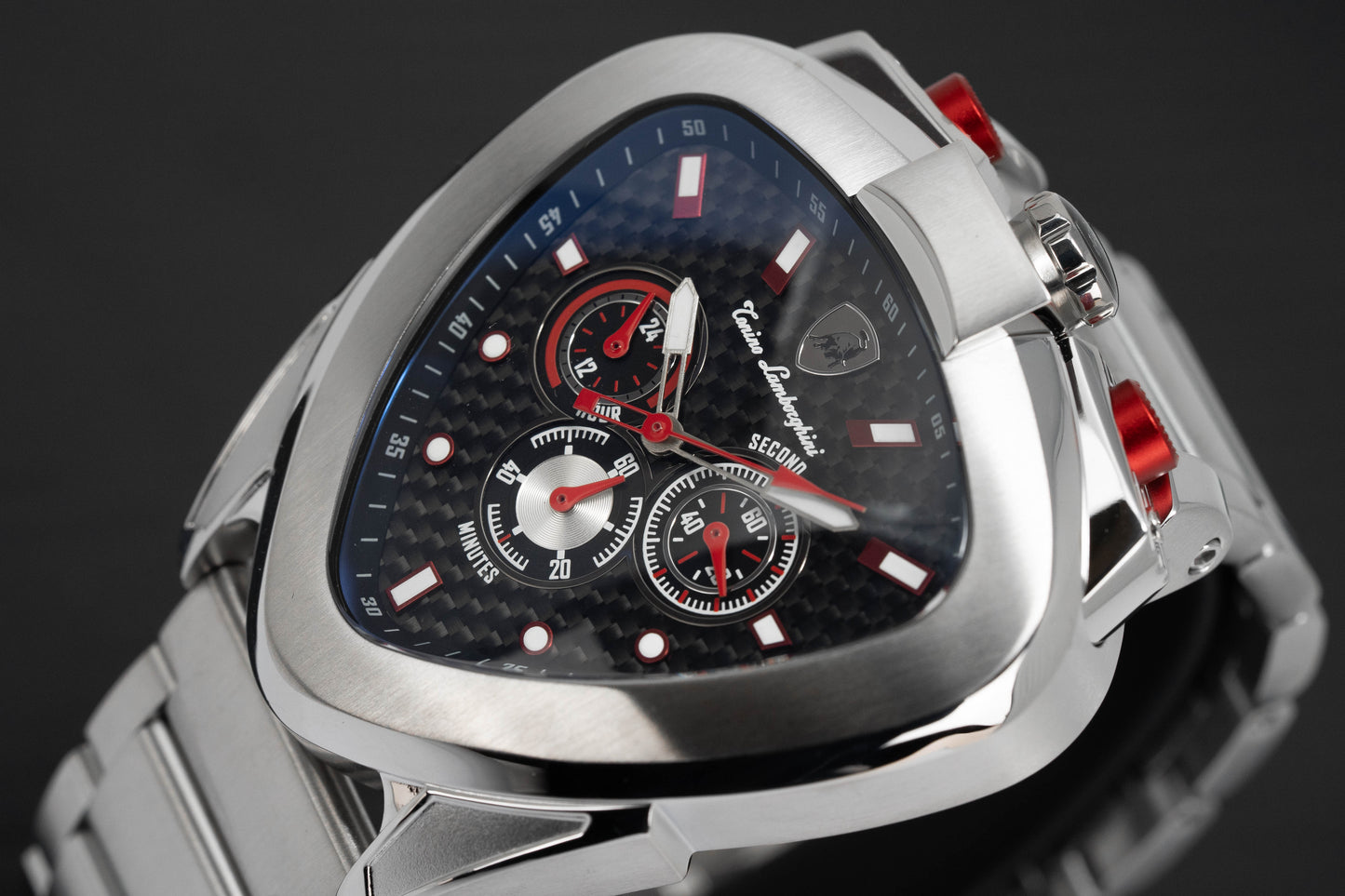Tonino Lamborghini Spyder 12H Chronograph Steel Red T20CH-A-B