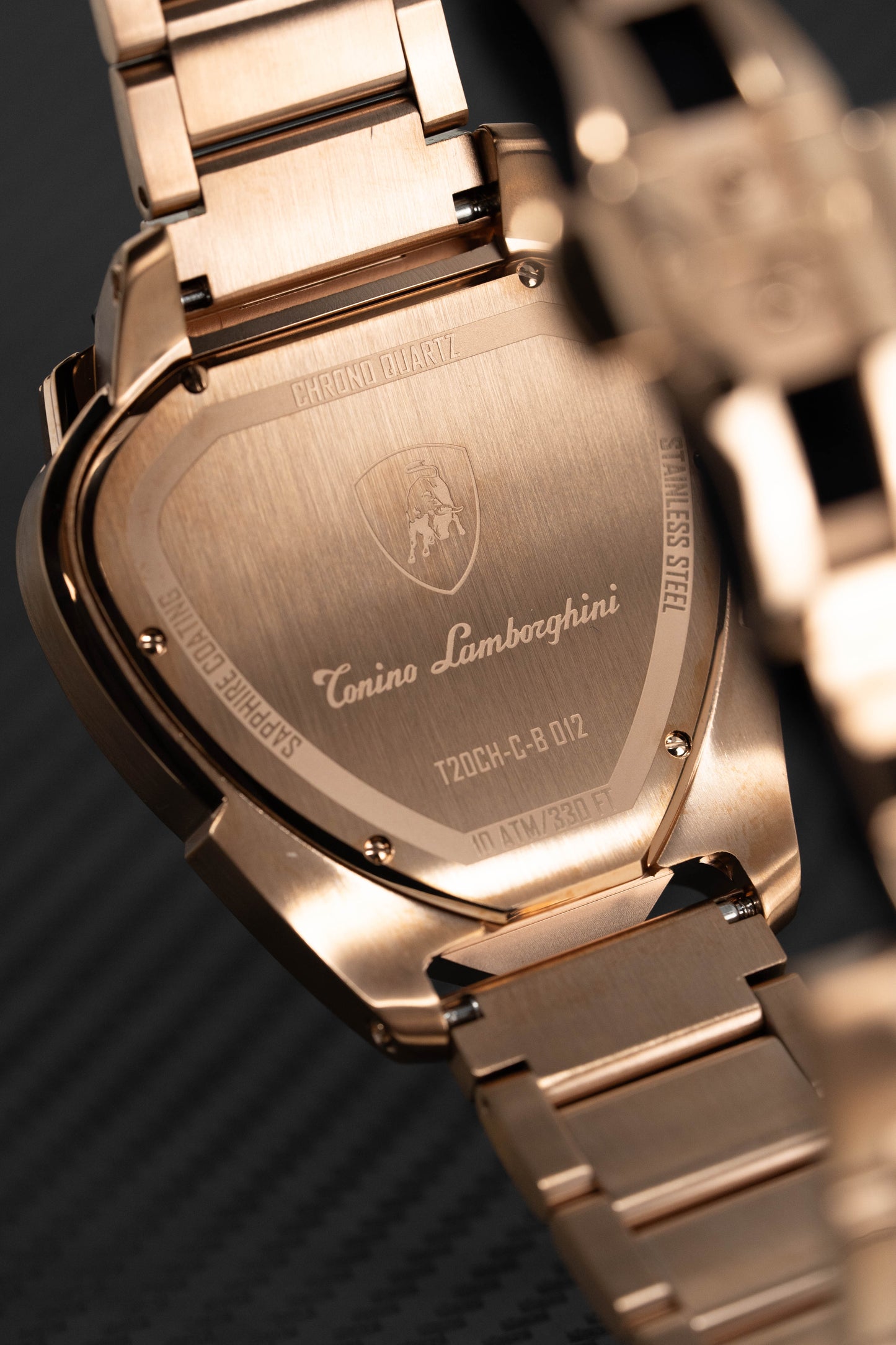 Tonino Lamborghini Spyder 12H Chronograph Steel Rose Gold T20CH-C-B