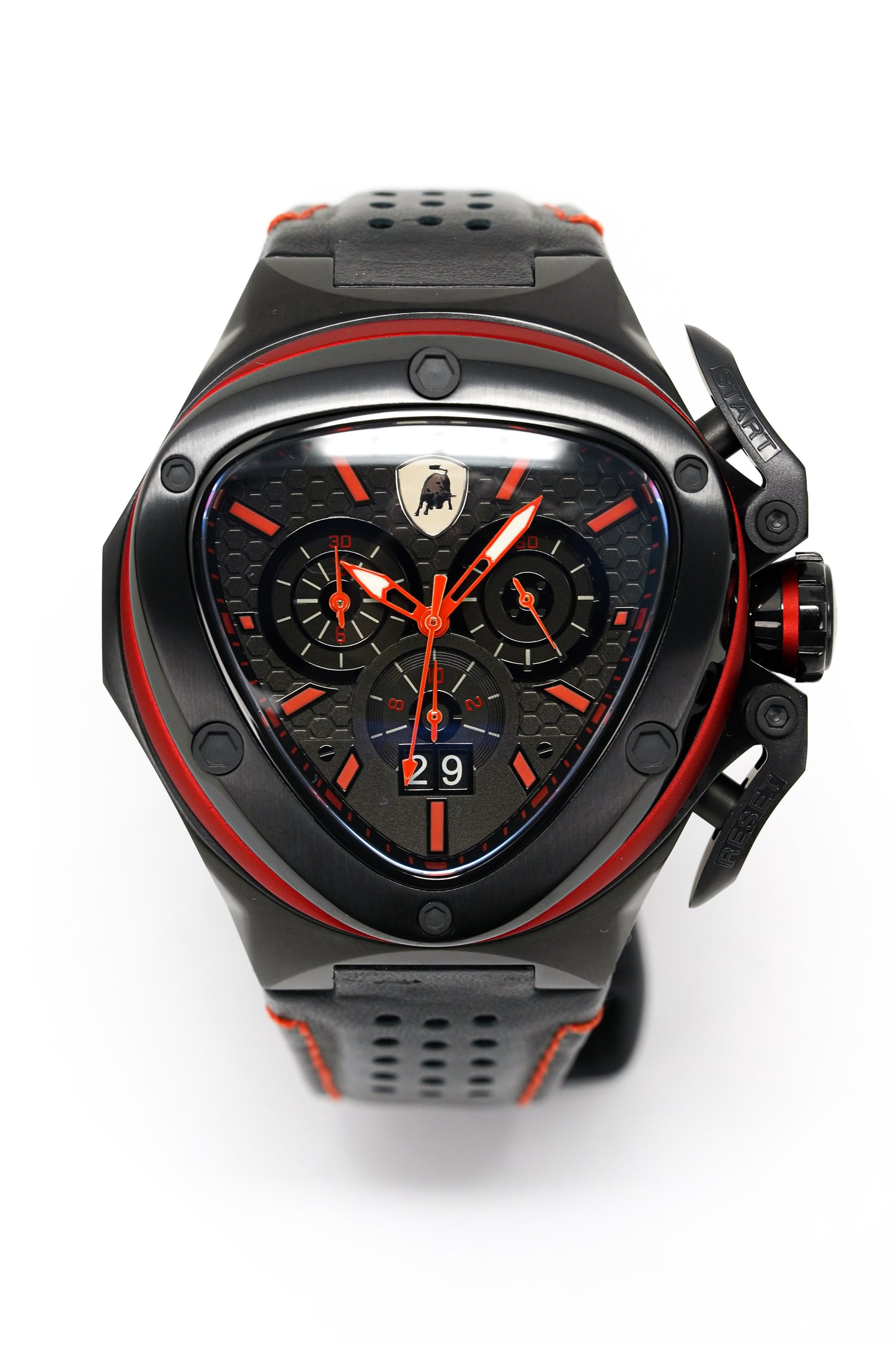 Tonino Lamborghini Spyder X Chronograph Red Black PVD T9XA