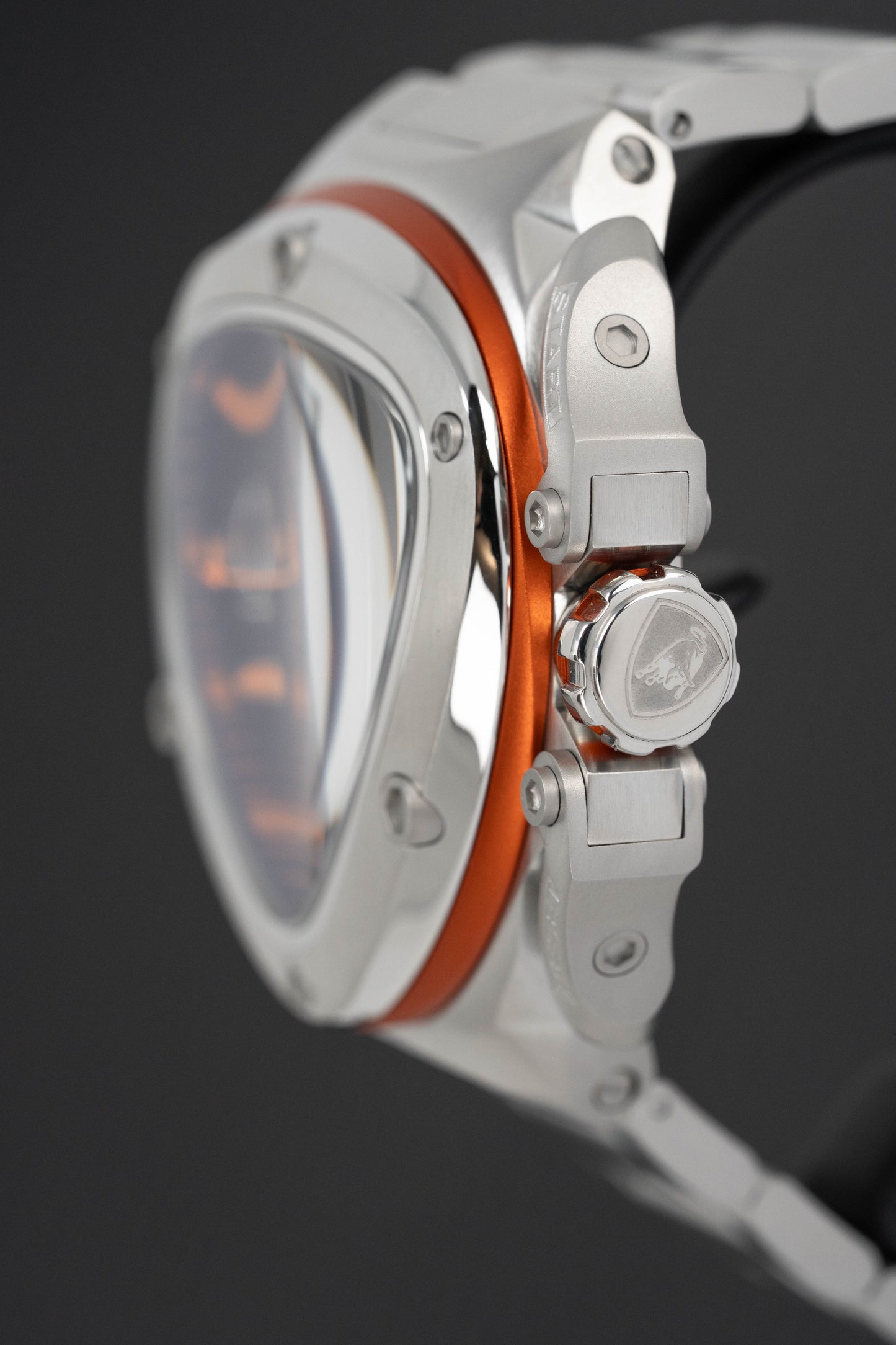 Tonino Lamborghini Spyder X SS Chronograph Date Steel Orange T9XB-SS-B