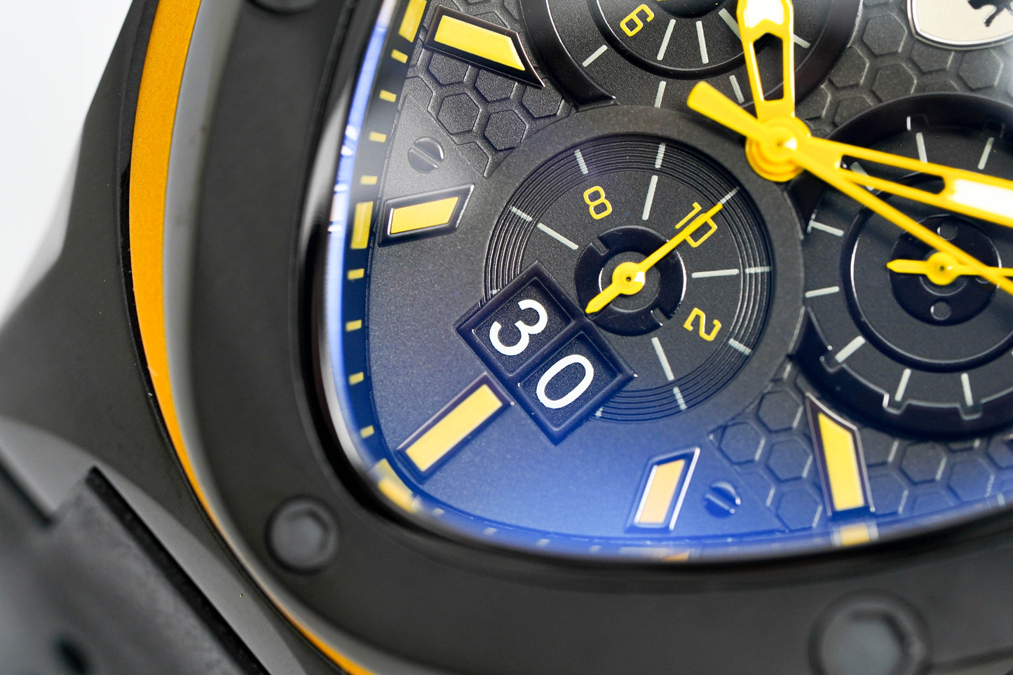 Tonino Lamborghini Spyder X Chronograph Watch Date Black PVD Yellow T9XE