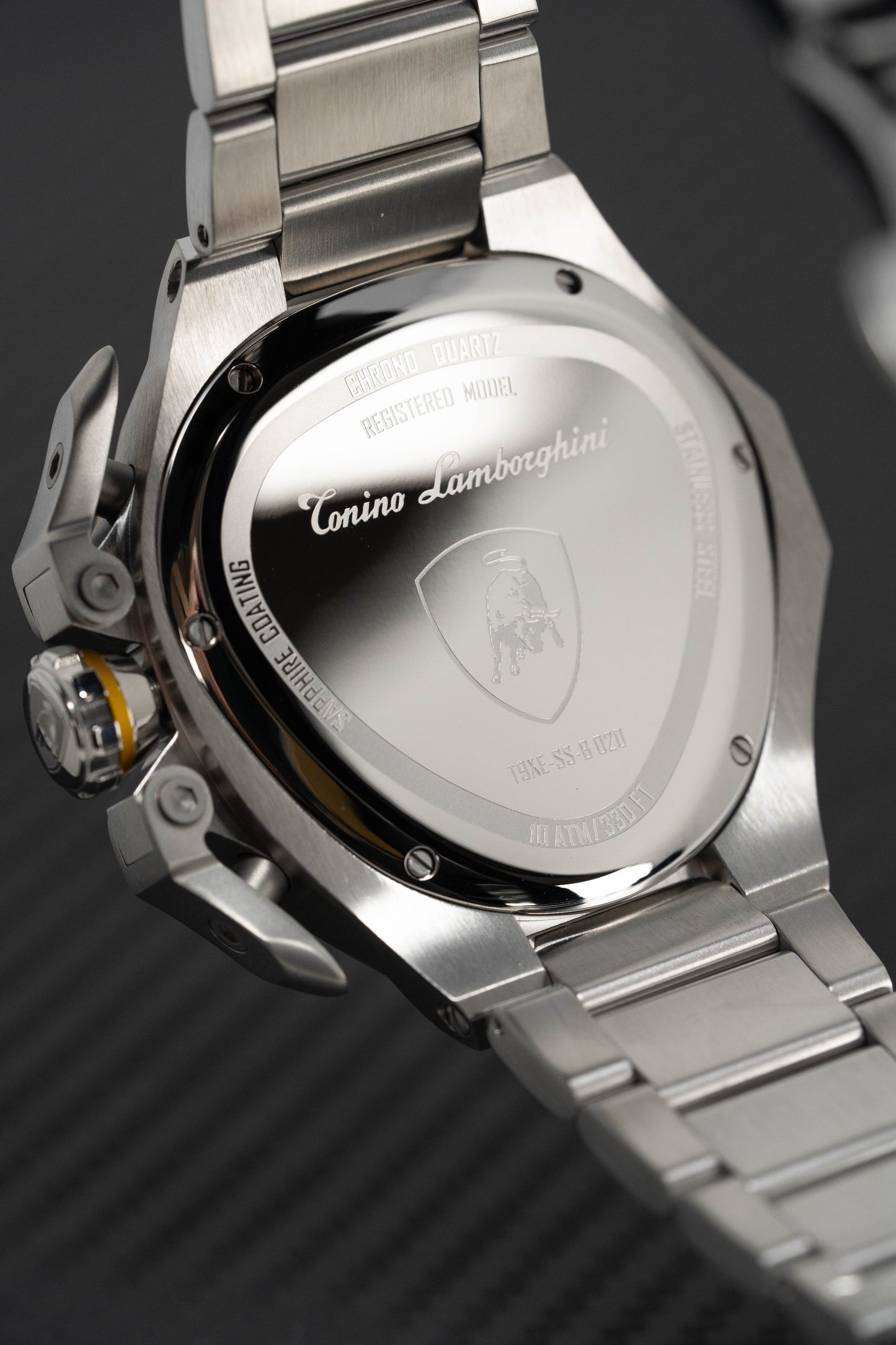 Tonino Lamborghini Spyder X SS Chronograph Date Steel Yellow T9XE-SS-B