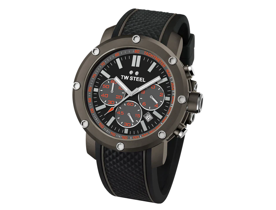 TW Steel Watch Grandeur Tech Chronograph Titanium TS4