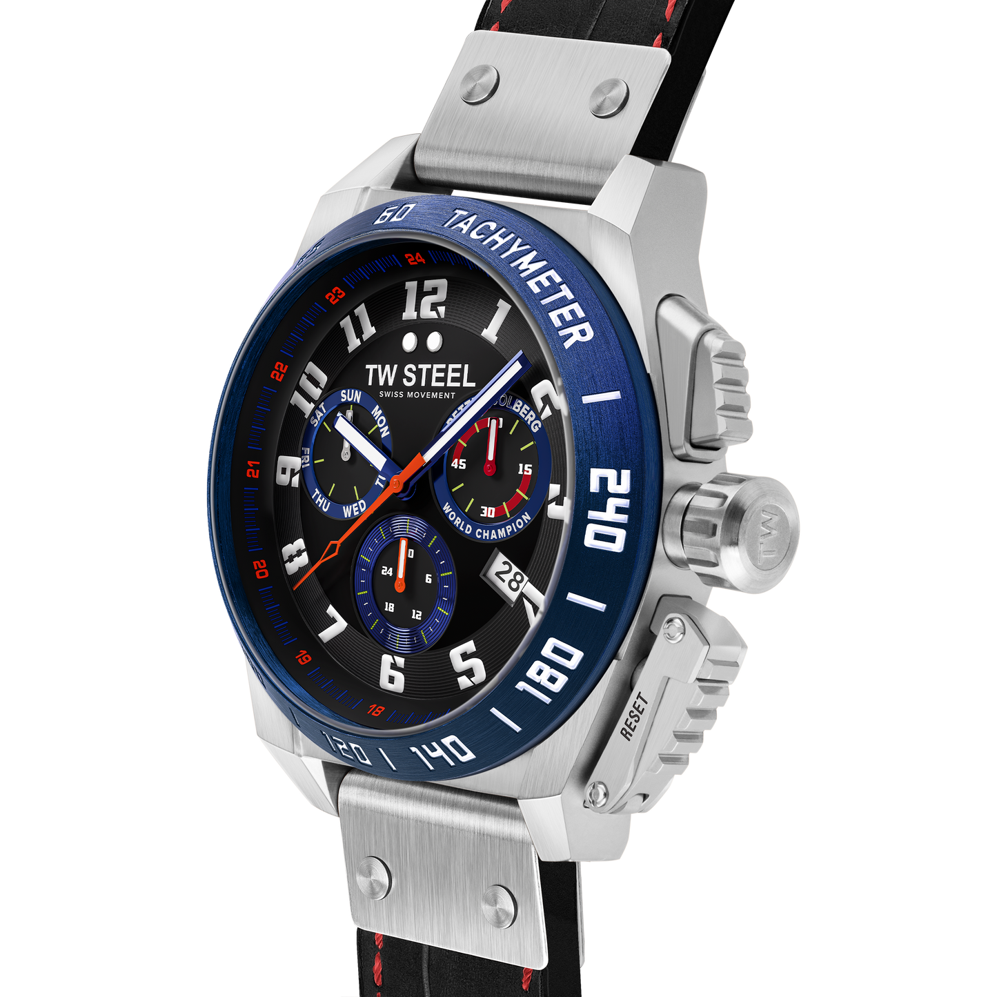 TW Steel Watch Men's Swiss Canteen Chronograph Limited Edition Petter Solberg TW1019