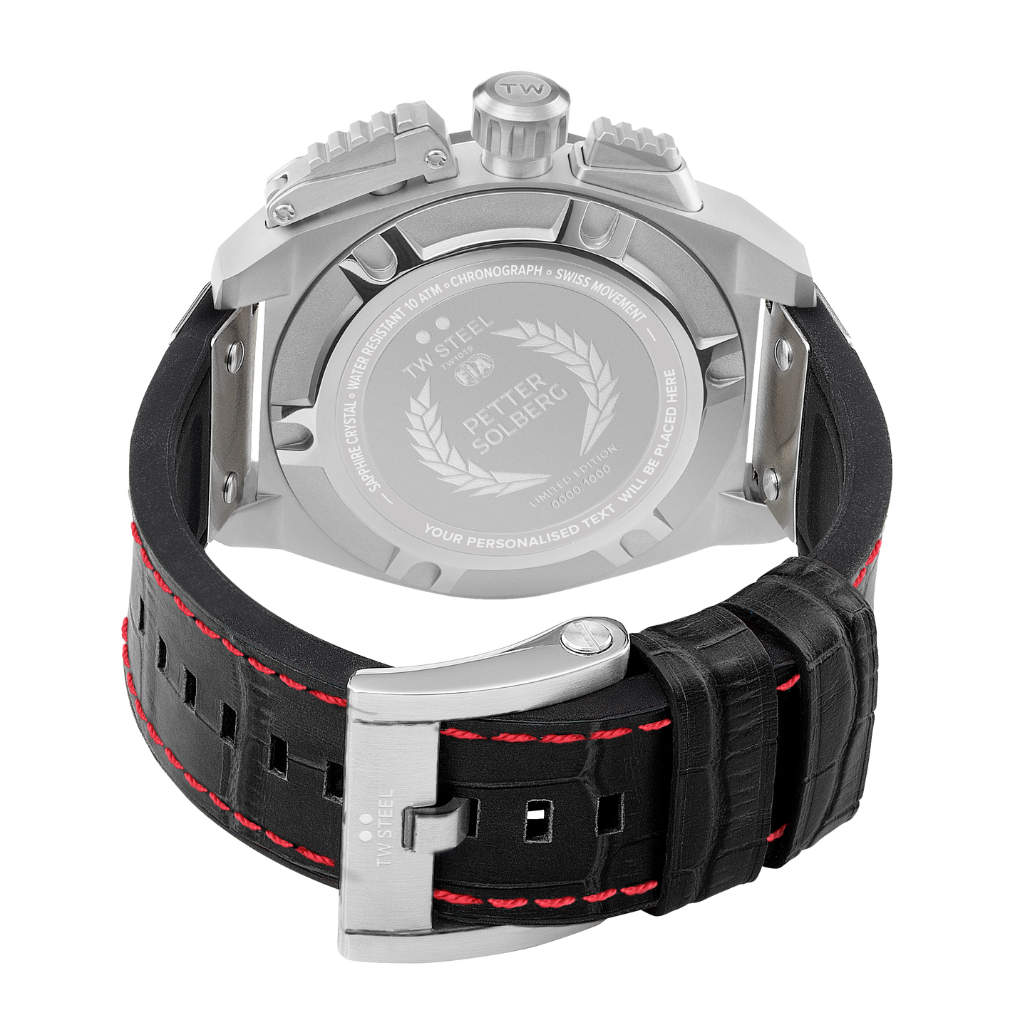 TW Steel Watch Men's Swiss Canteen Chronograph Limited Edition Petter Solberg TW1019