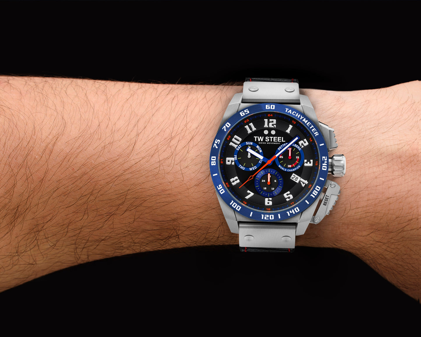 TW Steel Watch Men's Swiss Canteen Chronograph Limited Edition Petter Solberg TW1019