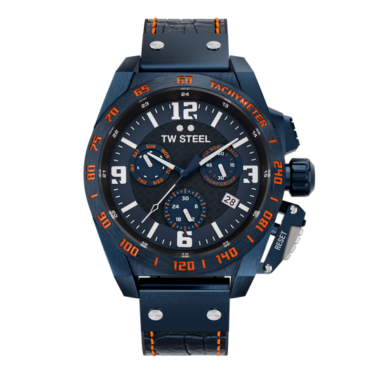 TW Steel Watch Swiss Canteen Chronograph Limited Edition FIA World Championship TW1020