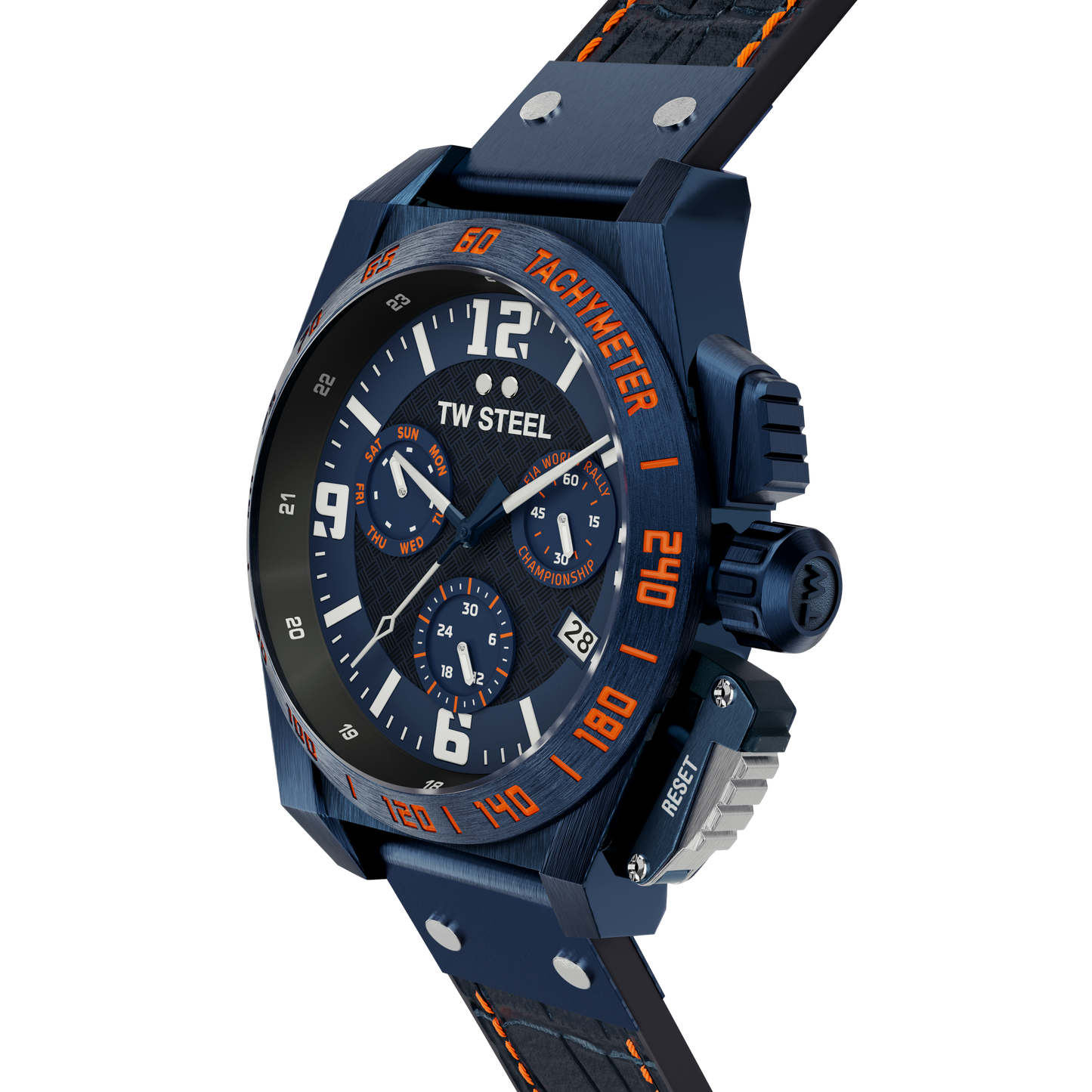 TW Steel Watch Swiss Canteen Chronograph Limited Edition FIA World Championship TW1020