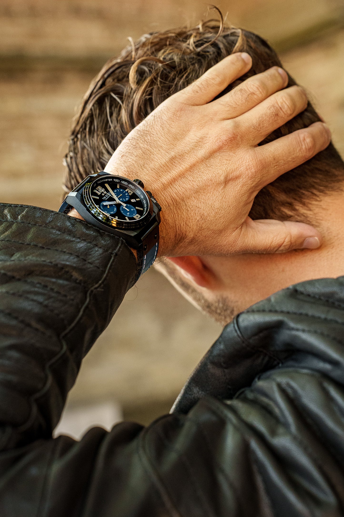 TW Steel Watch Swiss Canteen Chronograph Black TW1117