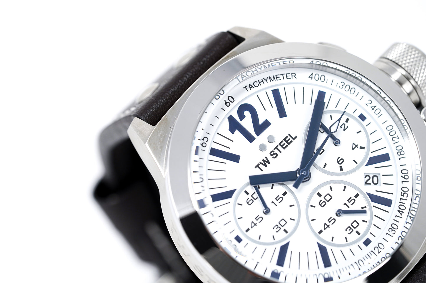 TW Steel Watch CEO Canteen Chronograph CE1007 White