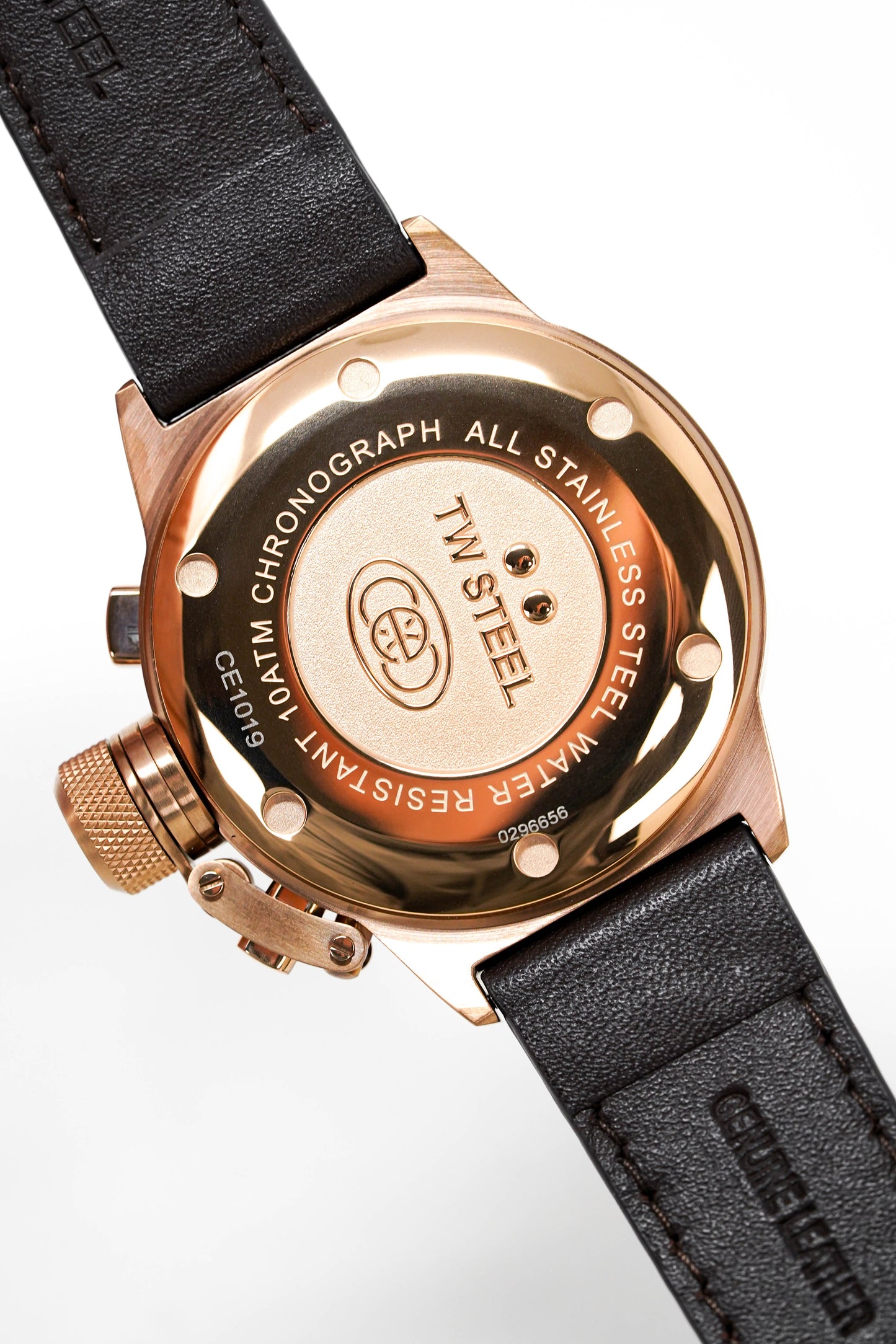 TW Steel Watch Canteen Chronograph Rose Gold CE1019