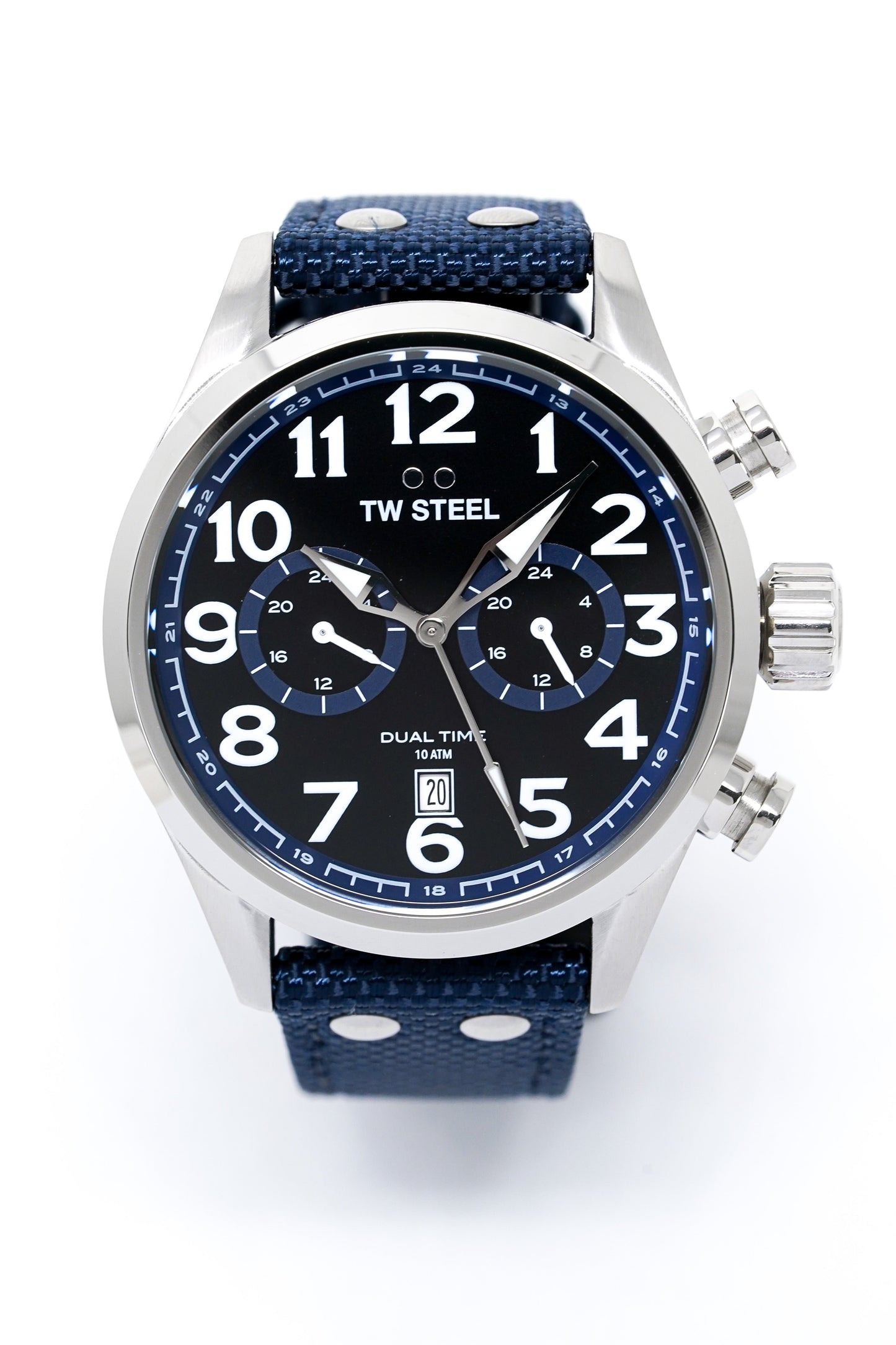 TW Steel Watch Volante Dual Time Blue VS37