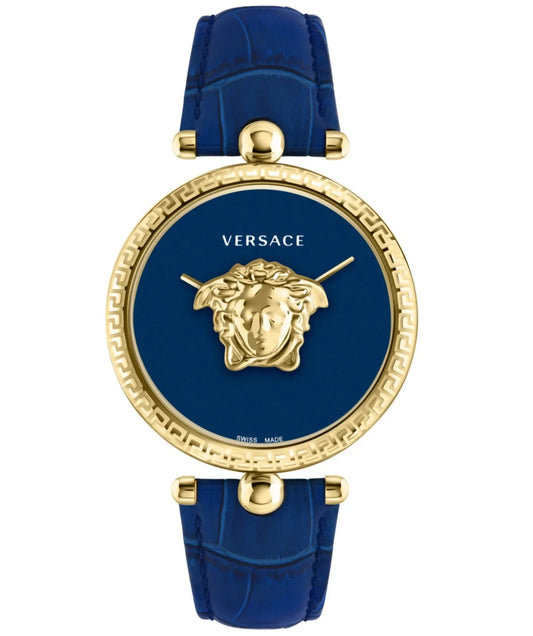Versace Ladies Watch Palazzo Empire 39mm Blue Gold VECO02922
