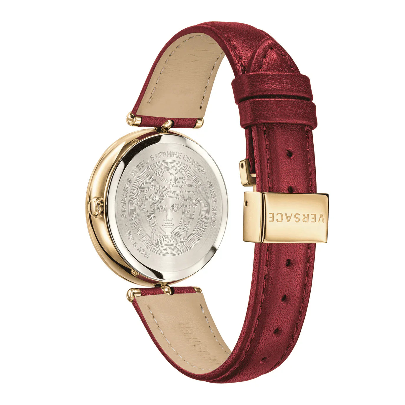 Versace Ladies Watch Palazzo Empire 34mm Red Gold VECQ00418