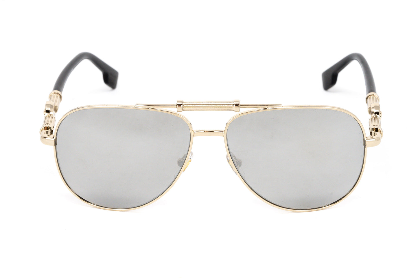 Versace Unisex Sunglasses Pilot Pale Gold VE2236 12526G