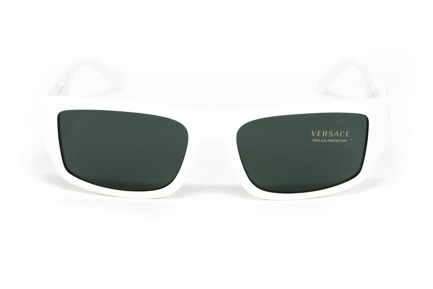 Versace Unisex Sunglasses Rectangular White/Green VE4385 532771