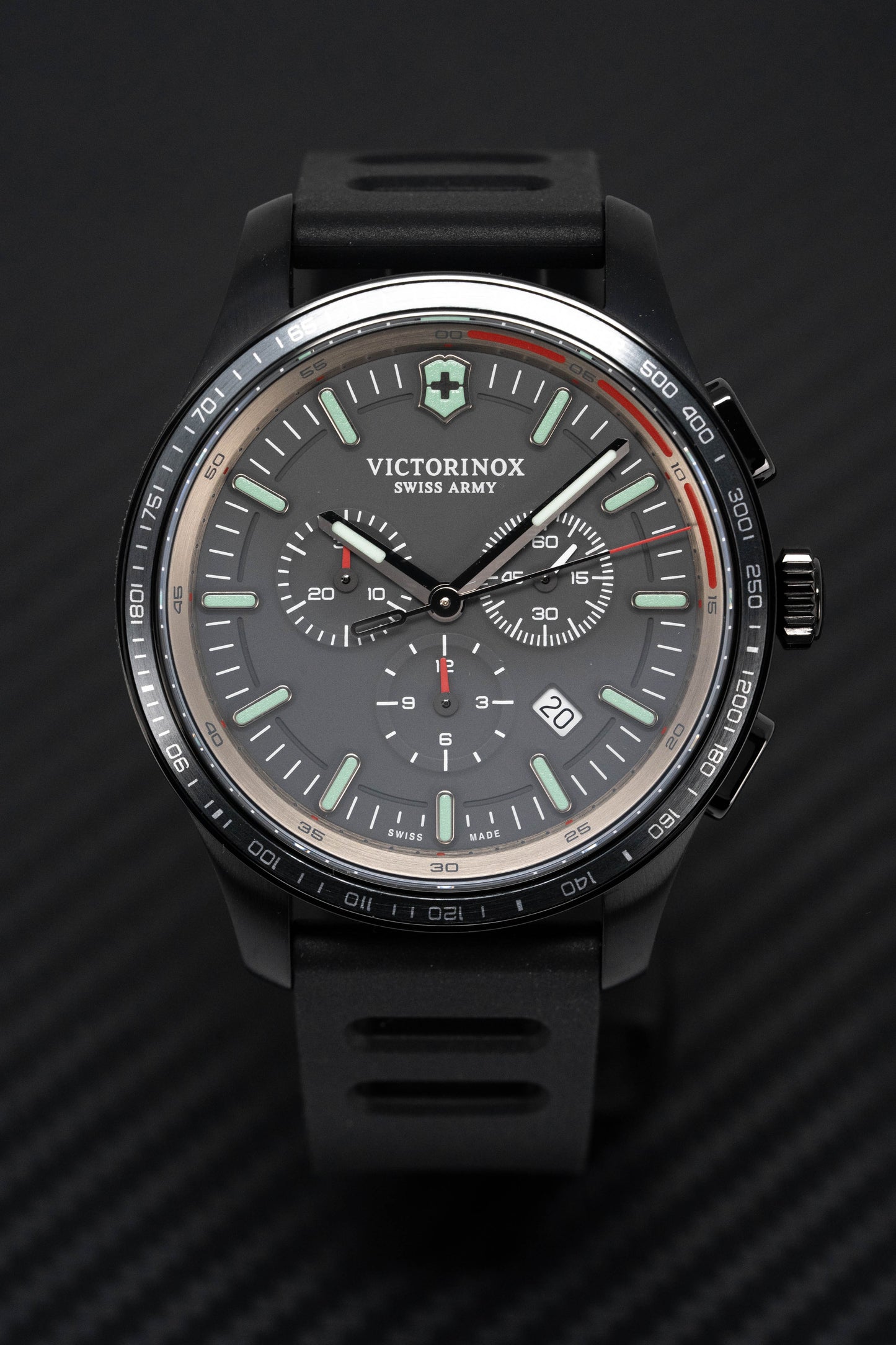 Victorinox Men's Watch Chronograph Alliance Sport Black PVD 241818
