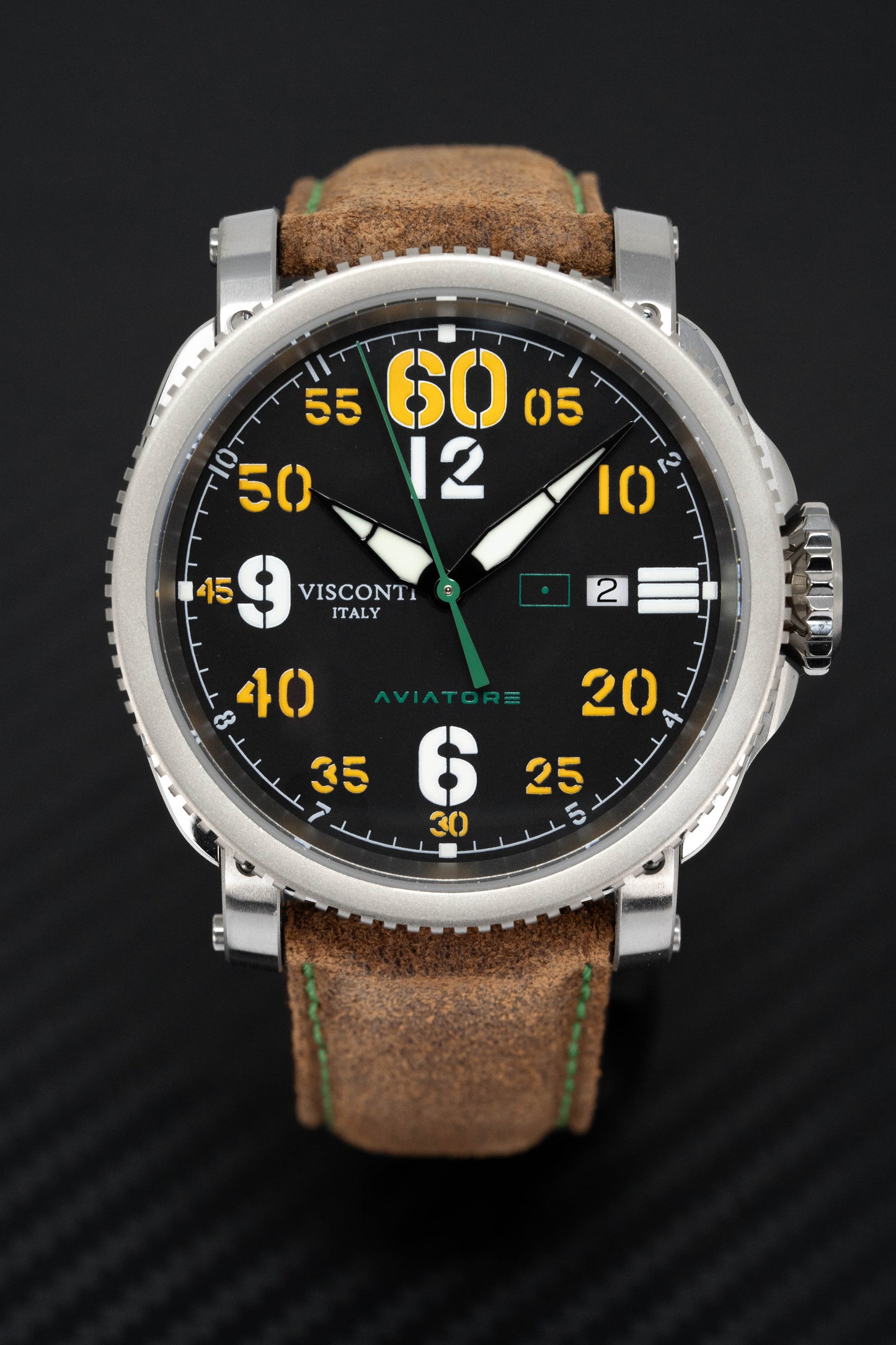 Visconti Automatic Watch Aviator SM79 Time Only KW29-01S