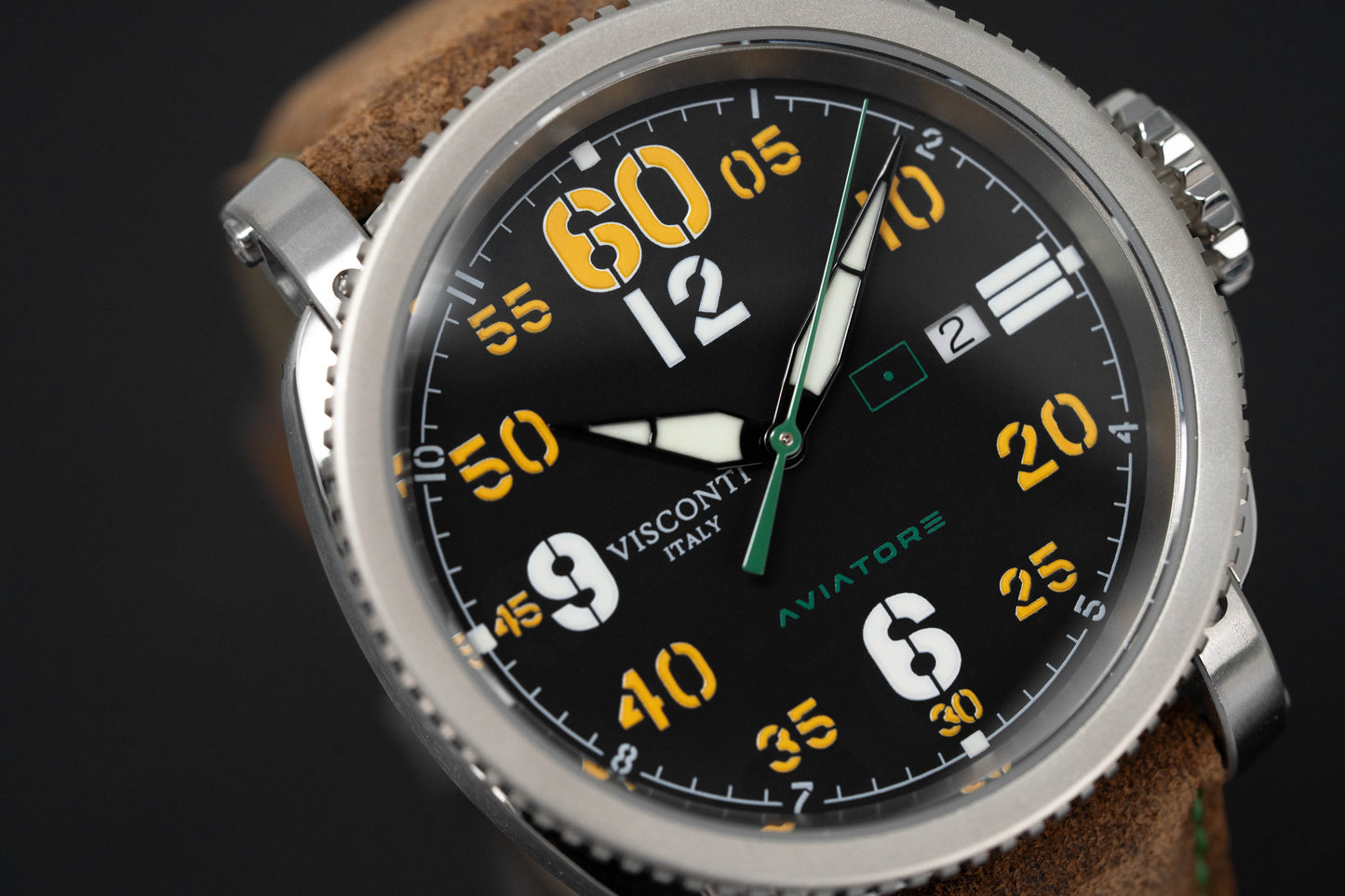 Visconti Automatic Watch Aviator SM79 Time Only KW29-01S