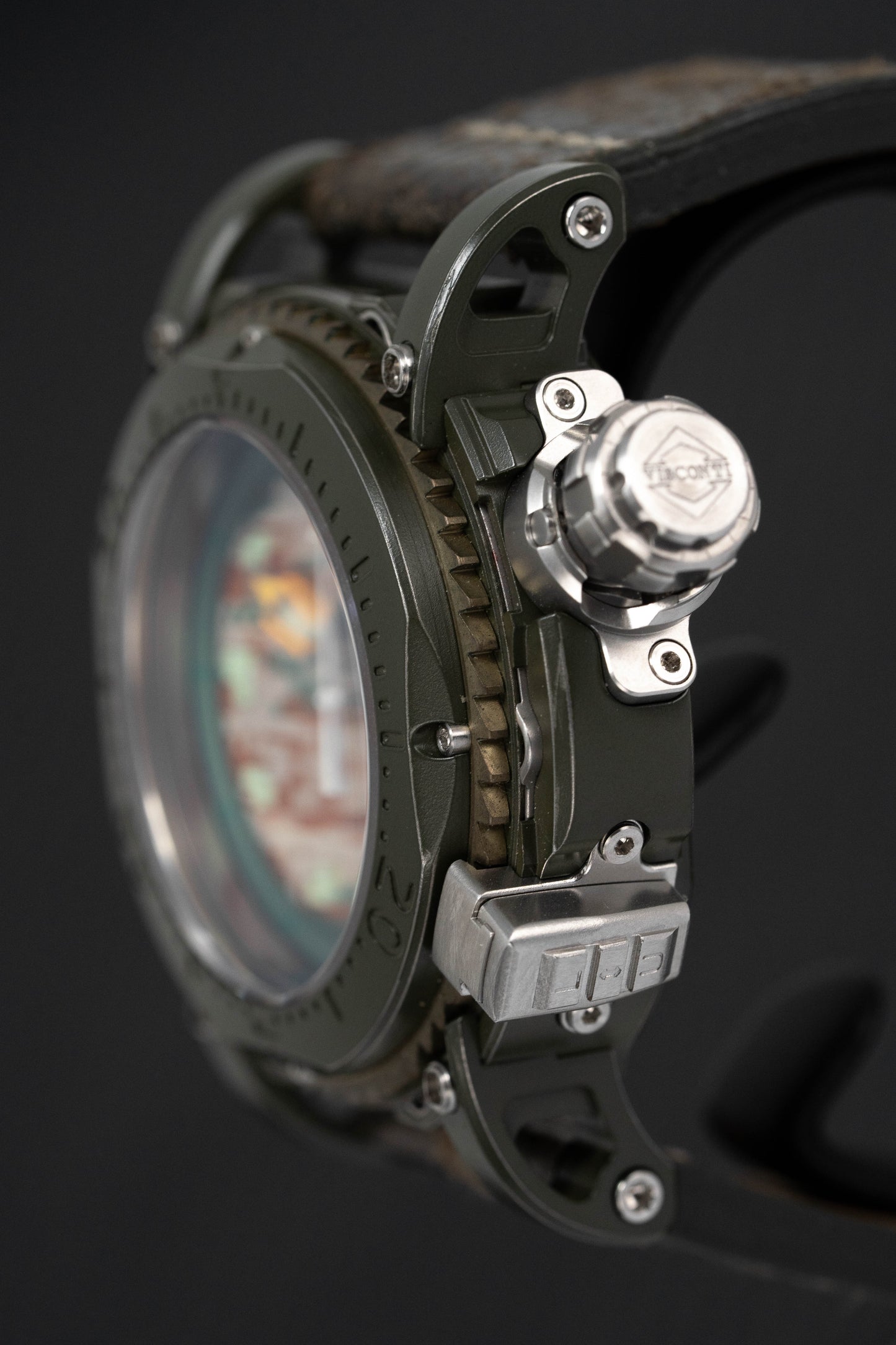 Visconti Automatic Watch Pro Dive 3000 Camo Jungle KW55-03
