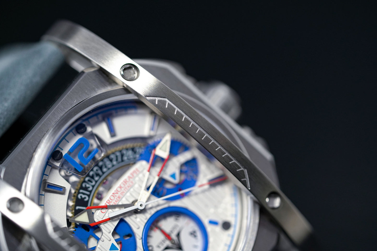 Visconti Automatic Watch Chrono Speed Boat Completo White W105-00-144-0115