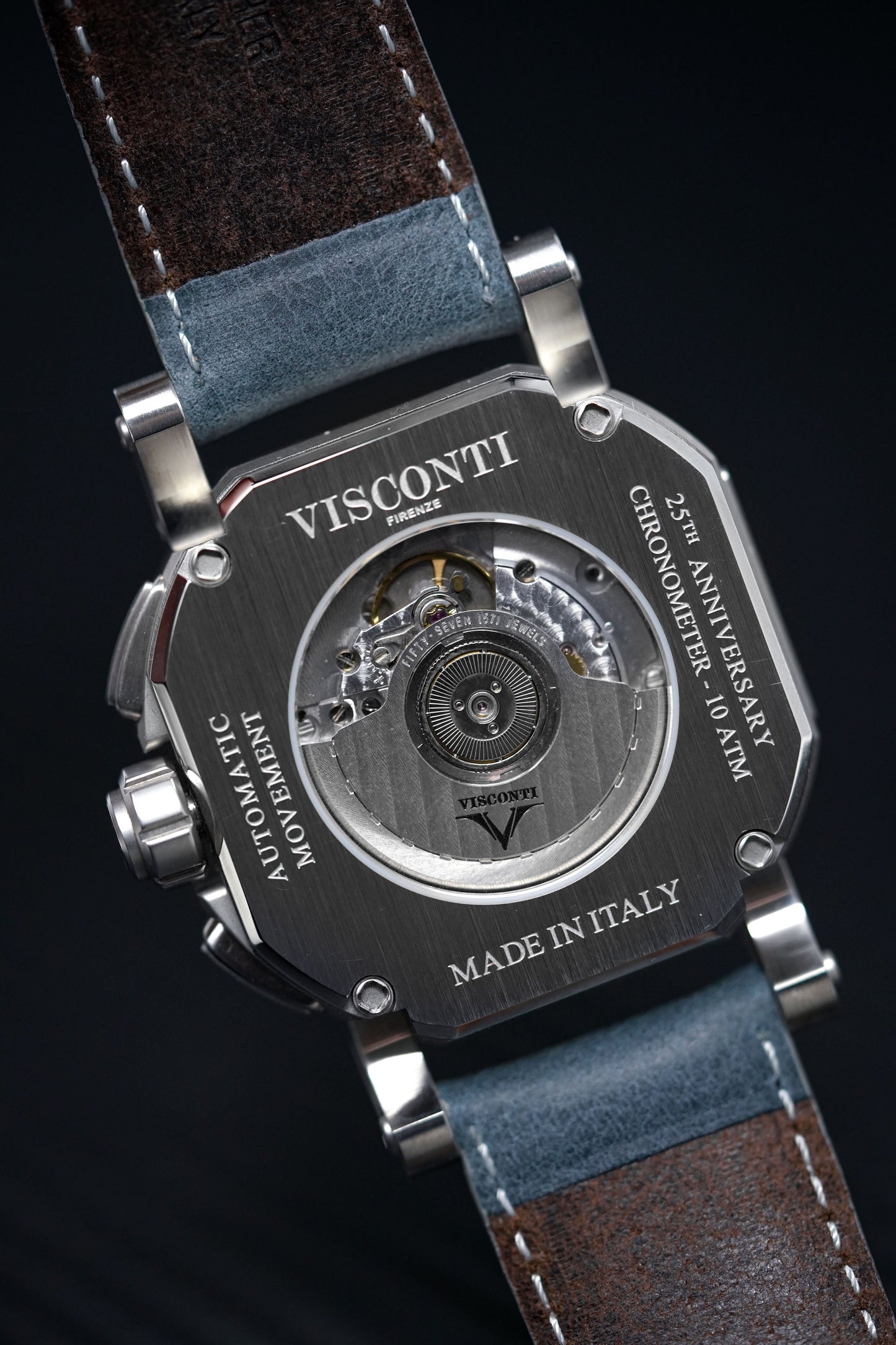 Visconti Automatic Watch Chrono Speed Boat Completo White W105-00-144-0115