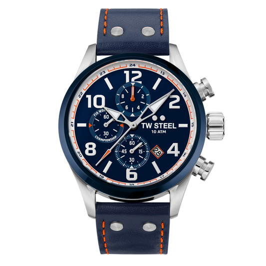 TW Steel Watch Chronograph Volante Blue VS90