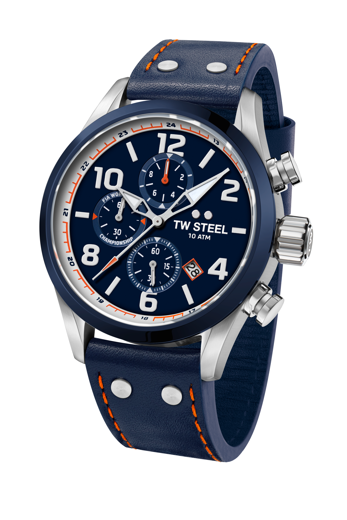 TW Steel Watch Chronograph Volante Blue VS90